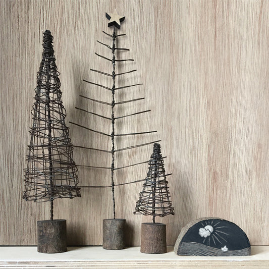 Boat on the Water Silhouette Scene Wooden Block - ad&i