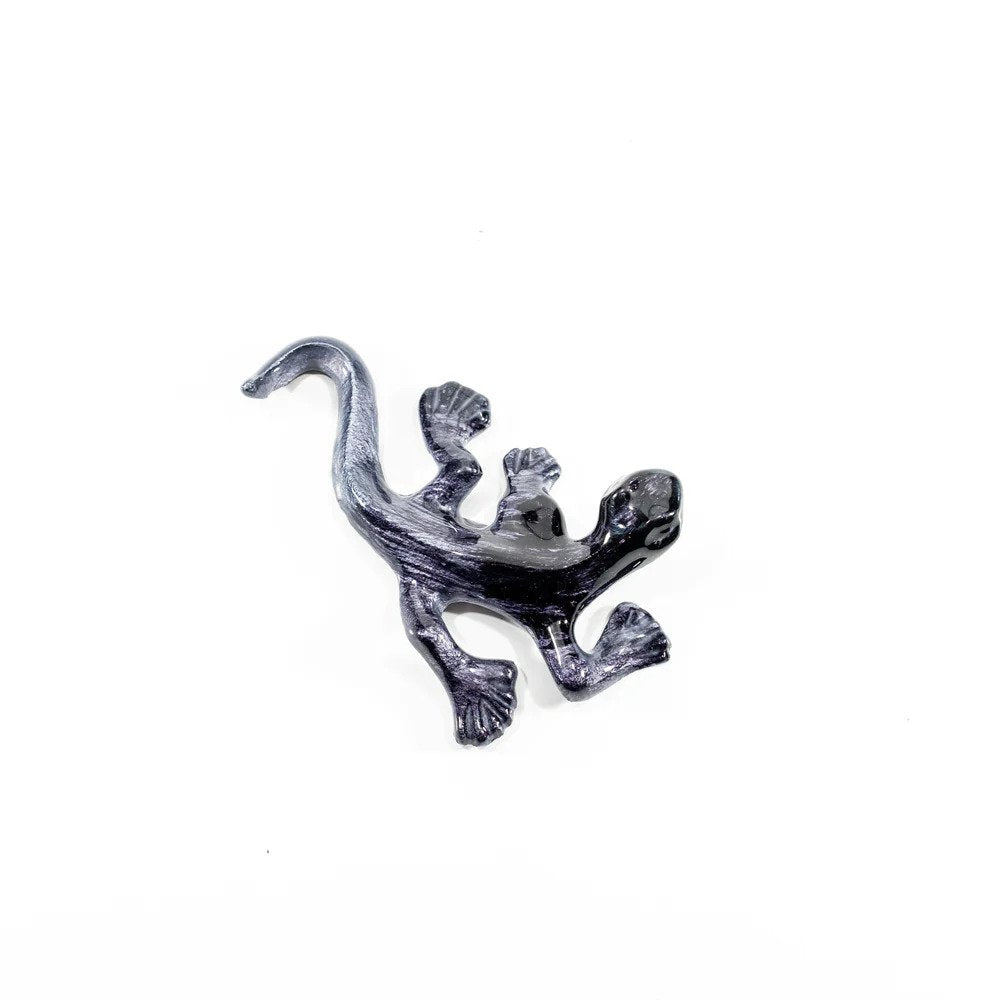 Brushed Black Gecko Ornaments - ad&i