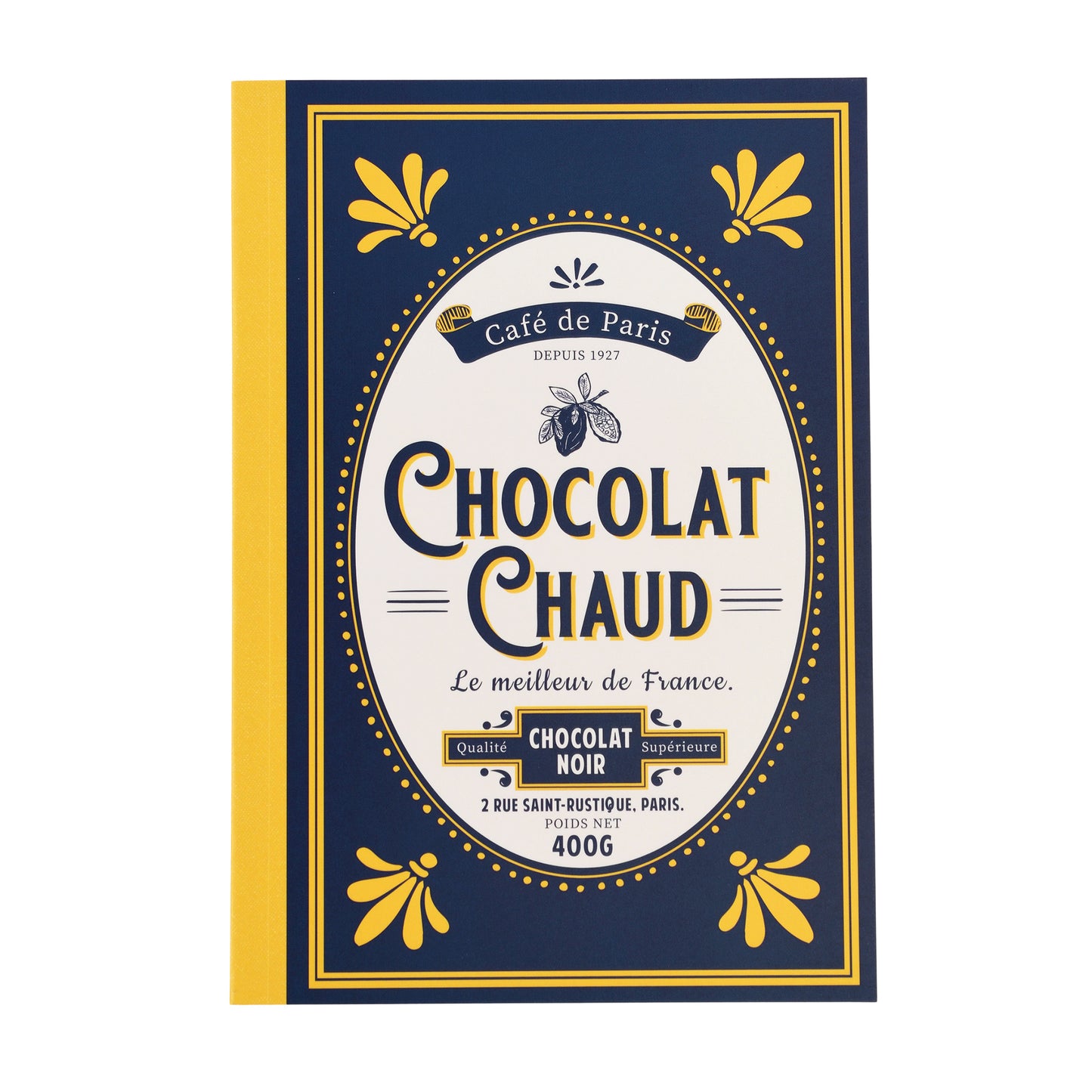 Café de Paris "Chocolate Chaud" A5 Notebook - ad&i