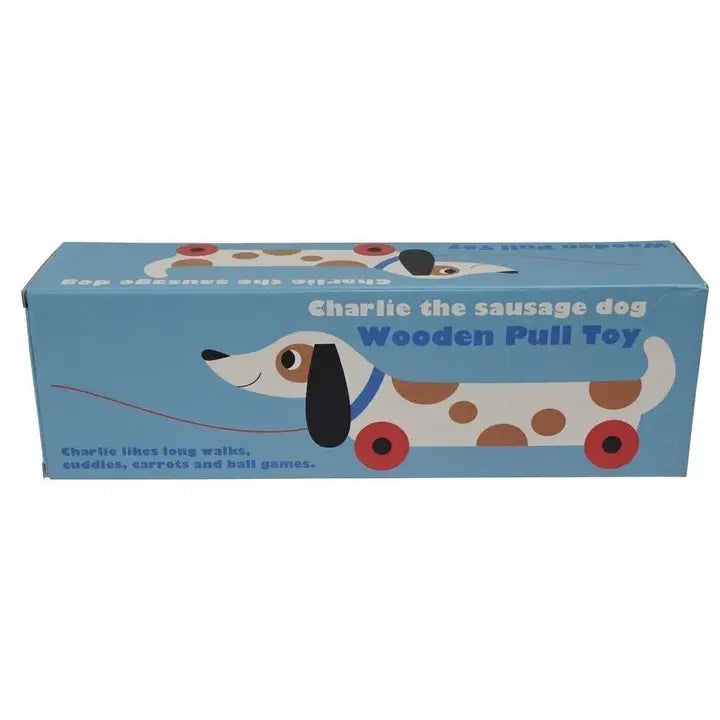 Charlie The Sausage Dog Wooden Pull Toy