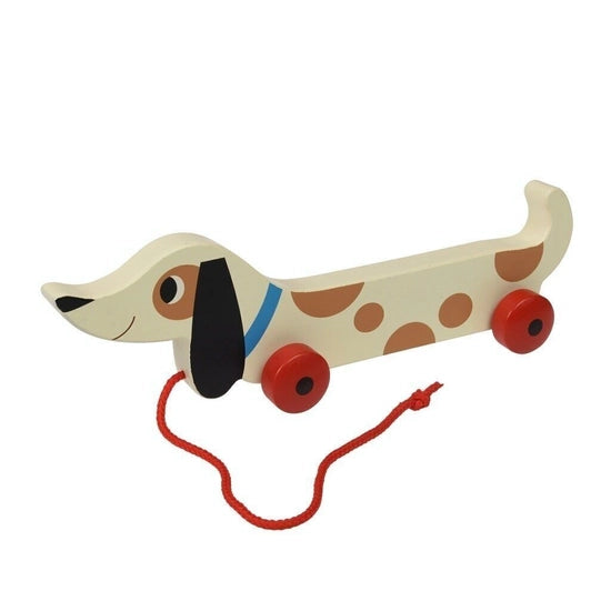 Charlie The Sausage Dog Wooden Pull Toy