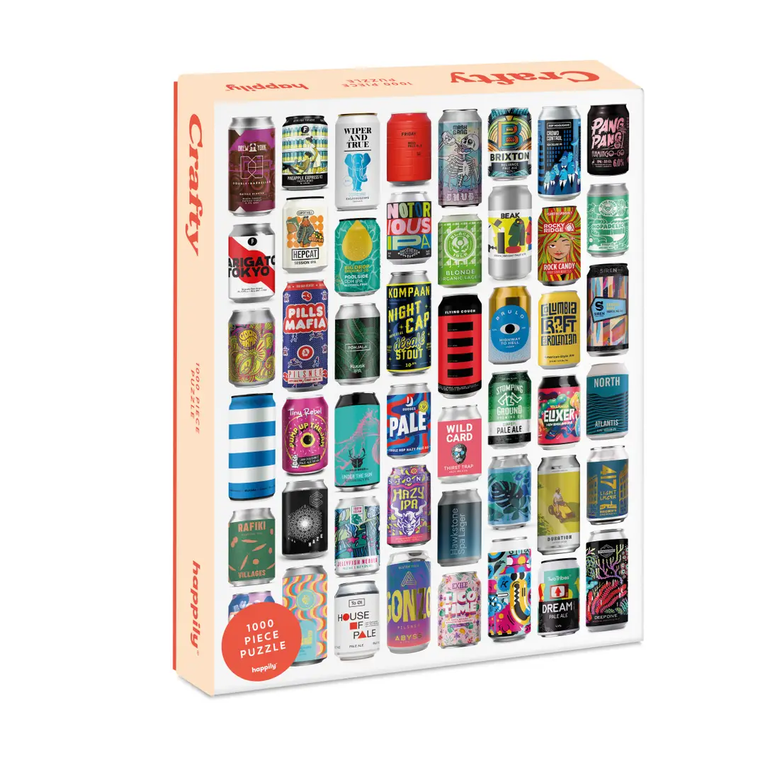 Crafty Beer Can 1000 Piece Jigsaw Puzzle