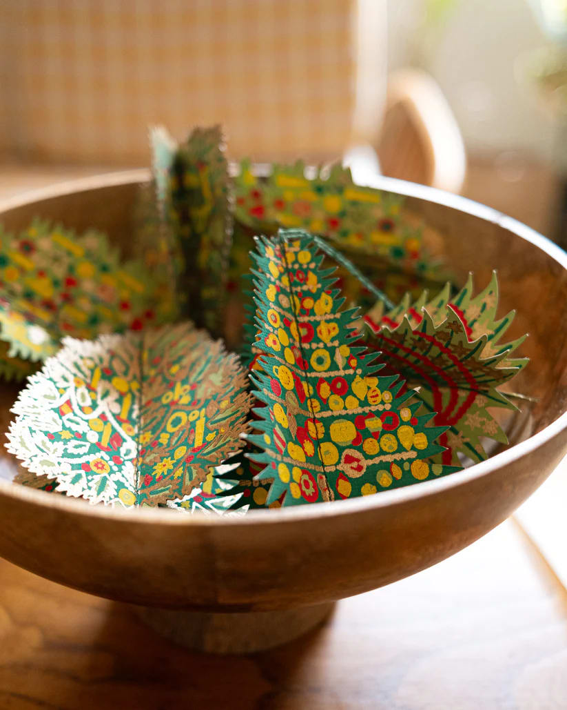 Decorated Trees Paper Ornaments - ad&i