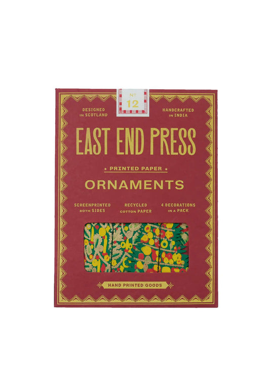 Decorated Trees Paper Ornaments - ad&i