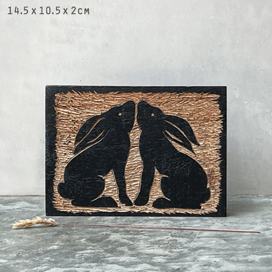 Wood Block Hares - ad&i