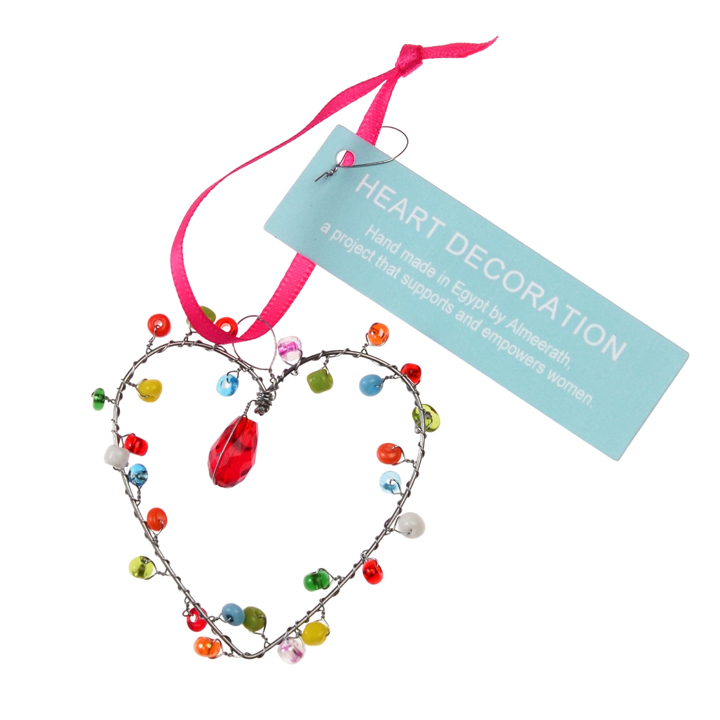 Heart Handmade Beaded Decoration - ad&i