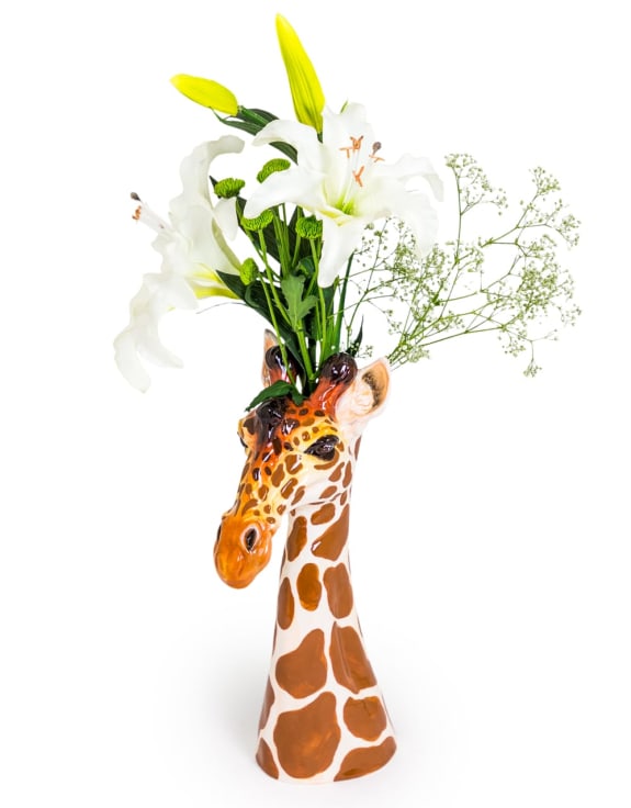 Large Ceramic Giraffe Head Vase - ad&i