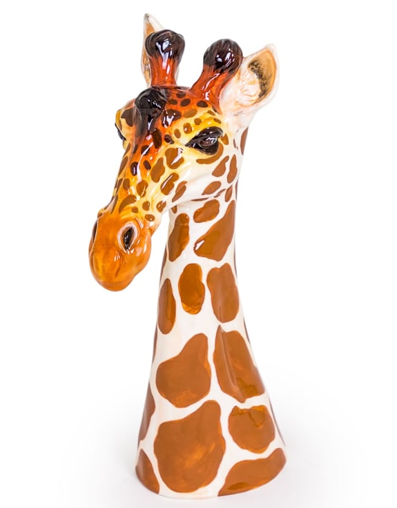 Large Ceramic Giraffe Head Vase - ad&i