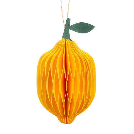 Lemon Honeycomb Paper Hanging Decoration - ad&i