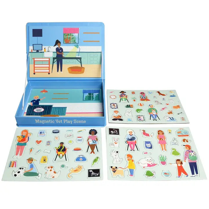 Magnetic Vet Play Scene Set