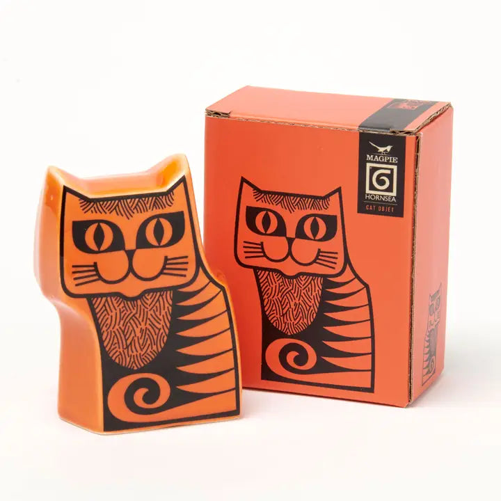 Magpie X Hornsea Orange Cat Mini Objet