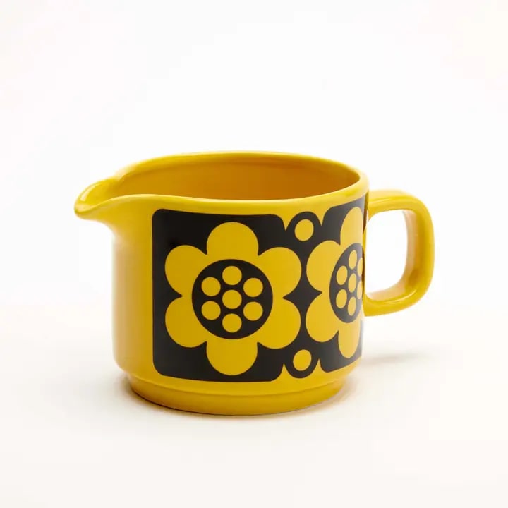 Magpie x Hornsea Jug Yellow Geo Flower - ad&i
