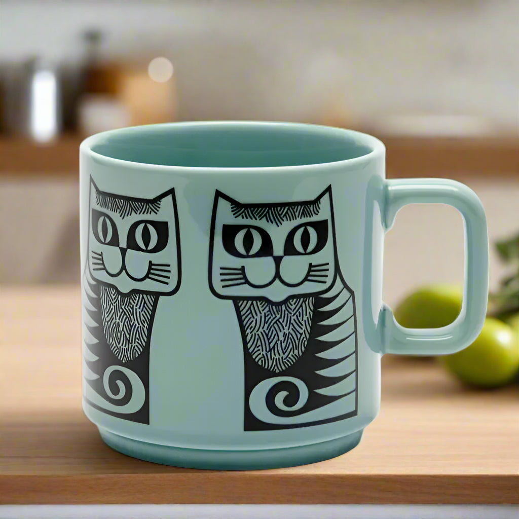 Magpie x Hornsea Mug Cat Teal - ad&i