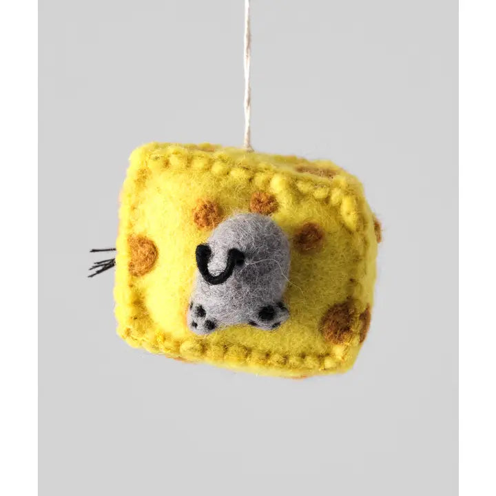 Mouse Felt Hanging Ornament