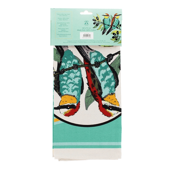 Olive Oil Print Tea Towel