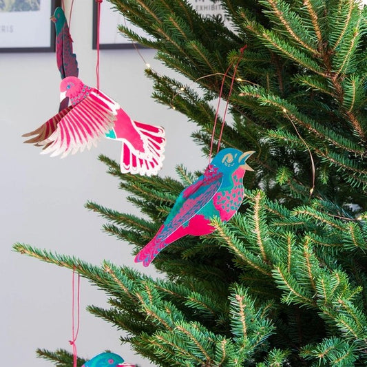 Party Birds Paper Ornaments - ad&i