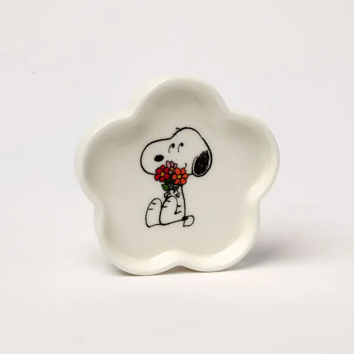 Peanuts Flower Shaped Trinket Dish - Love is in Bloom