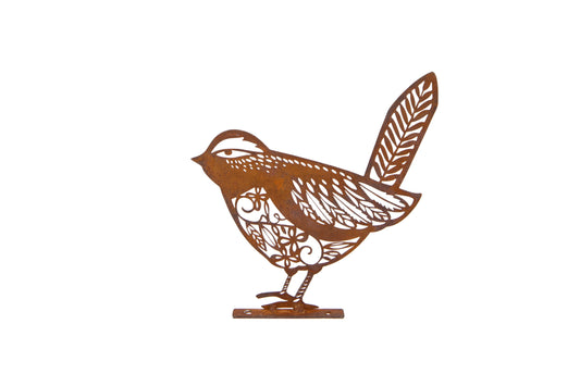 Rusty Metal Fence Bird - ad&i