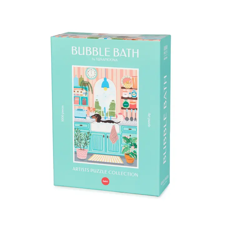 Sausage Dog in a Bubble Bath 1000 Piece Puzzle - ad&i