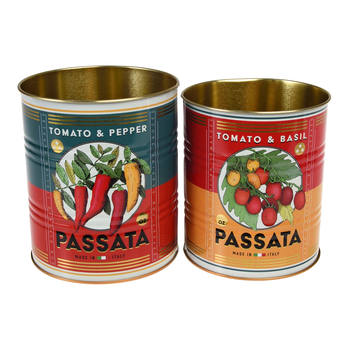 Set Of Two Passata Storage Tins - ad&i