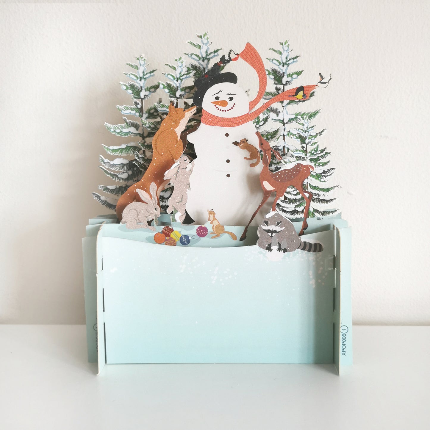 Snowman And Friends 3D Pop Up Card - ad&i