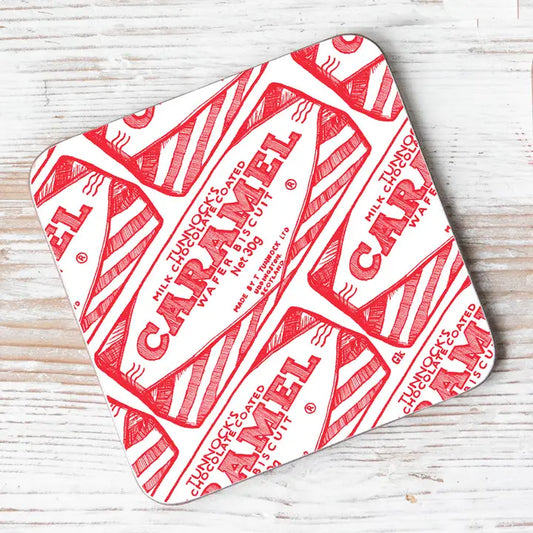 Tunnock's Caramel Wafer Repeat Coaster - ad&i