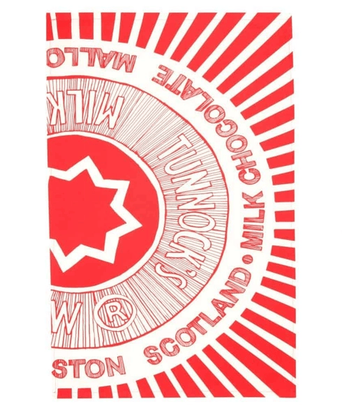 Tunnock's Tea Cake Wrapper Tea Towel - ad&i