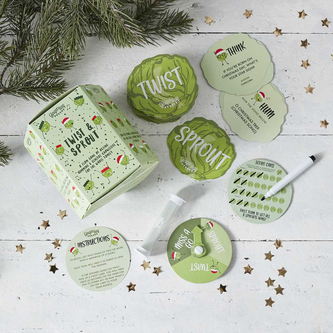 Twist & Sprout Christmas Family Party Game - ad&i