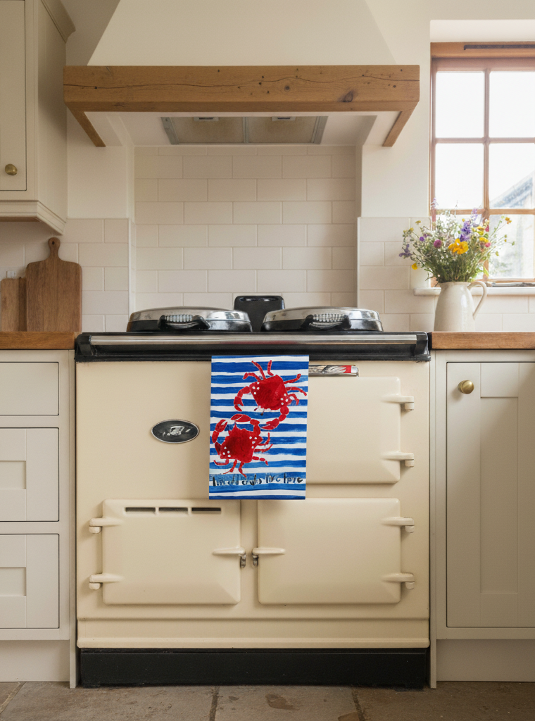 Two Old Crabs Tea Towel - ad&i