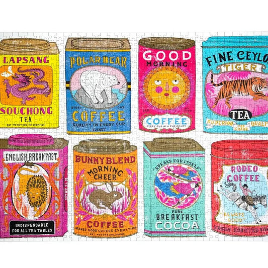 Vintage Tea & Coffee Tins 1000 Piece Puzzle - ad&i