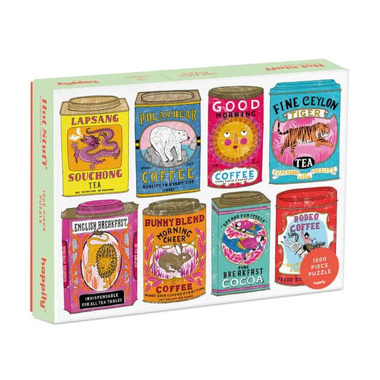Vintage Tea & Coffee Tins 1000 Piece Puzzle - ad&i
