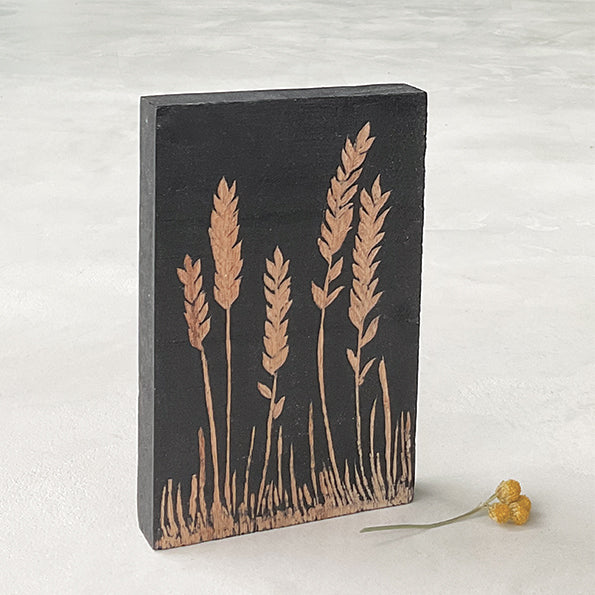 Wood Block Wheat Ears - ad&i