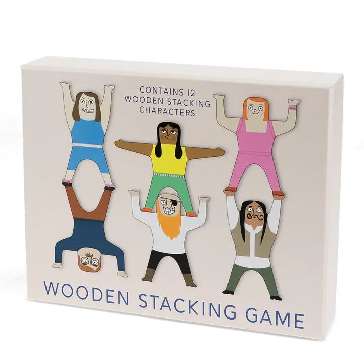 Wooden Stacking Characters Game