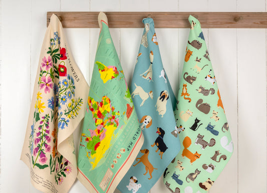 World Map Tea Towel - ad&i