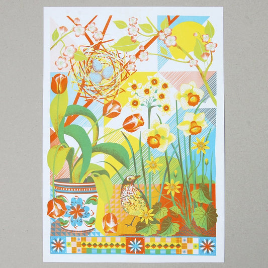 April A3 Risograph Print by Printer Johnson-ad&i