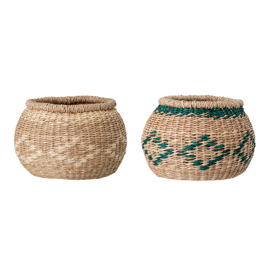 Seagrass Patterned Basket-ad&i