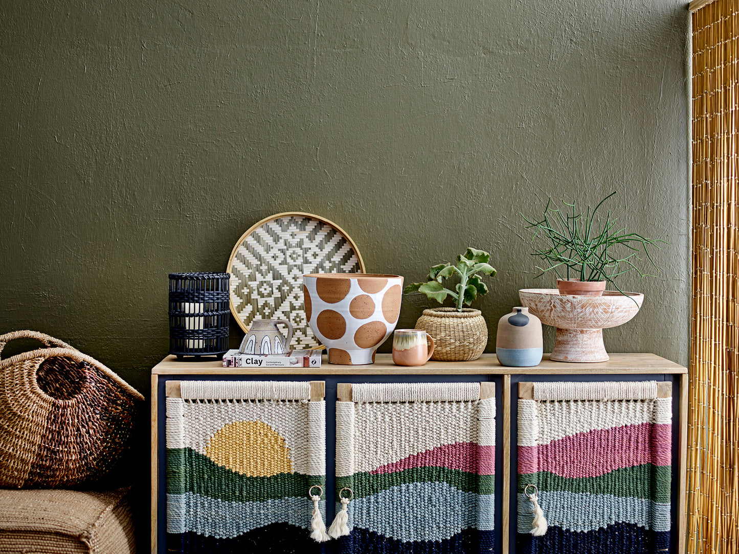 Seagrass Patterned Basket-ad&i