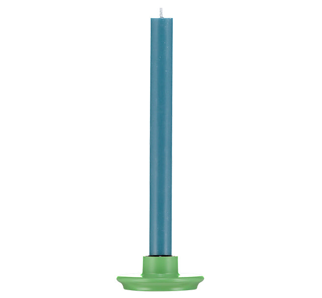 Coloured Wooden Candlestick Holder-ad&i