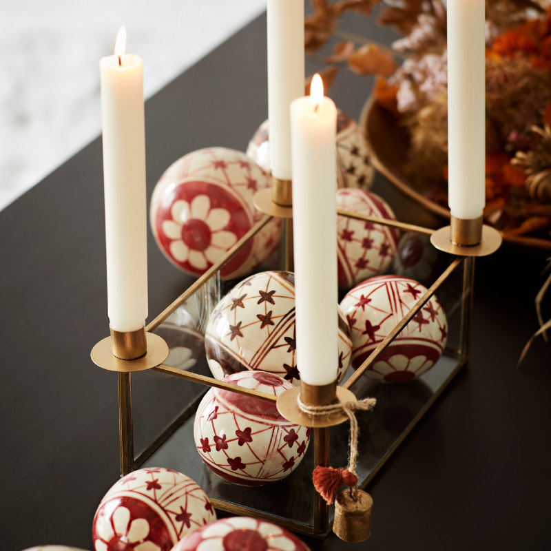 Candle holder online glass box