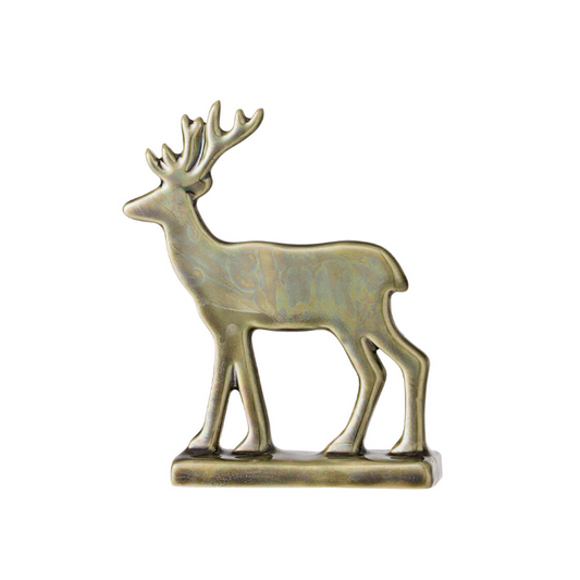 Deer Decorative Ornament - Green - ad&i