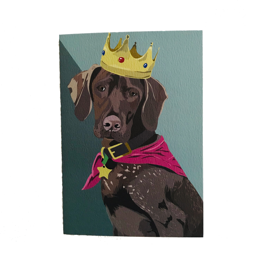 Django the German Pointer Greeting Card - ad&i