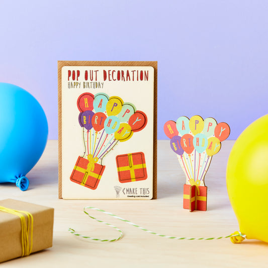 Pop Out Happy Birthday Balloons Card - ad&i