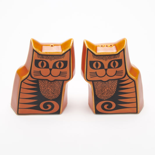 Magpie x Hornsea Orange Cat Salt and Pepper Shaker Set - ad&i