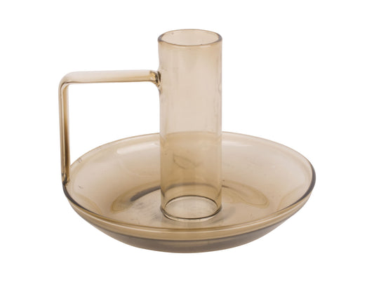 Modern Light Glass Candlestick Holder - ad&i