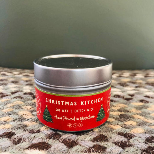The Yorkshire Candle Co Christmas Soy Wax Small Tin Candle - ad&i