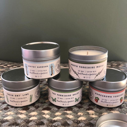 The Yorkshire Candle Co Soy Wax Small Tin Candle - ad&i