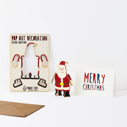 Pop Out Father Christmas Card - ad&i