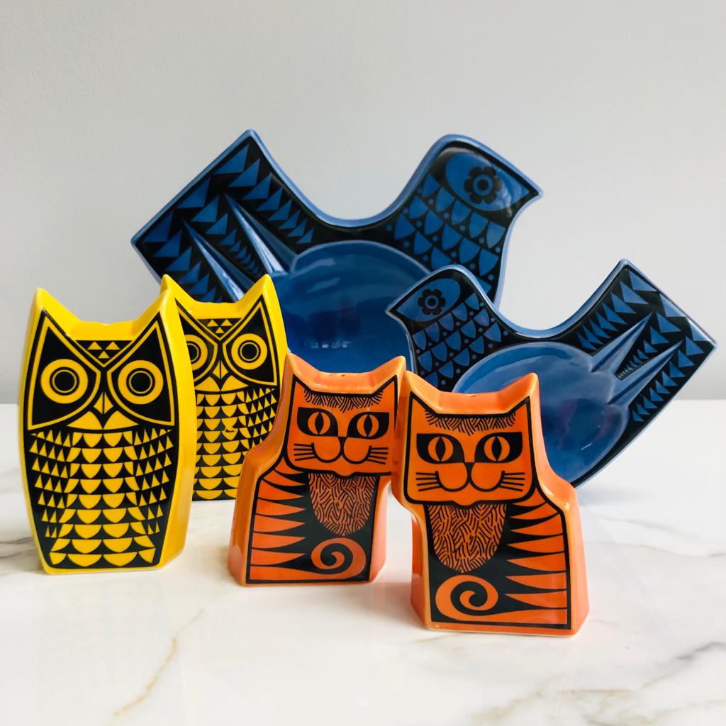 Magpie x Hornsea Large Blue Bird Dish - ad&i