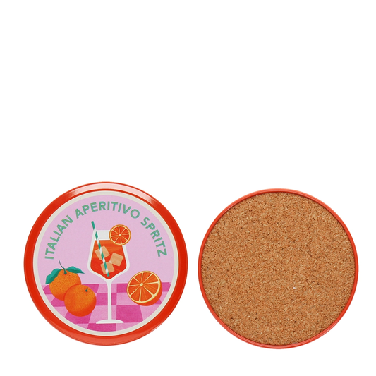 Aperitivo Spritz Metal Coasters - Set of Four - ad&i