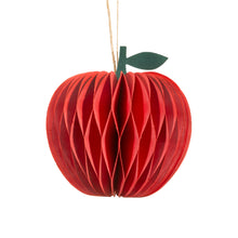 Load image into Gallery viewer, Apple Honeycomb Paper Hanging Decoration - ad&amp;i